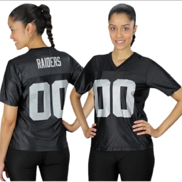 Las Vegas Raiders NFL Women’s Team Dazzle Jersey Size Small NWT - Picture 1 of 5